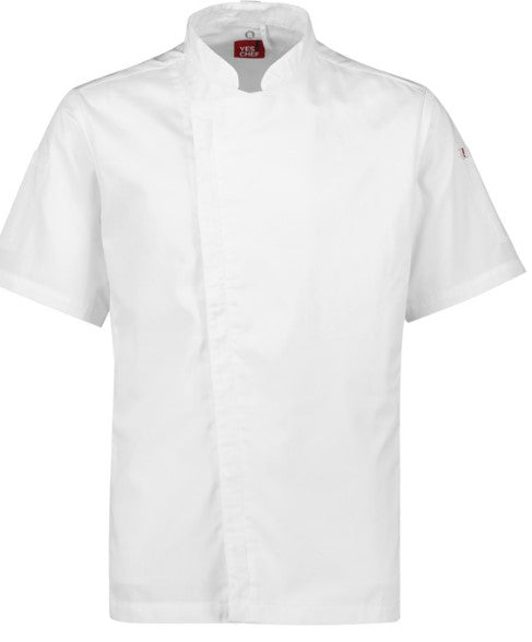 Biz Collection Alfresco Zip S/S Chef Jacket - CH330MS