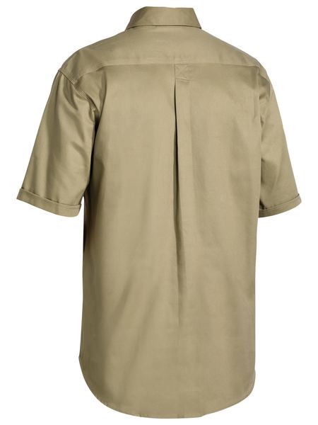 BISLEY BSC1433 CLOSED FRONT COTTON DRILL SHIRT