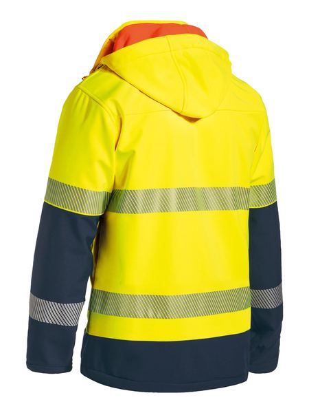 Bisley HiVis Taped Ripstop Bonded Fleece Jacket - BJ6934T