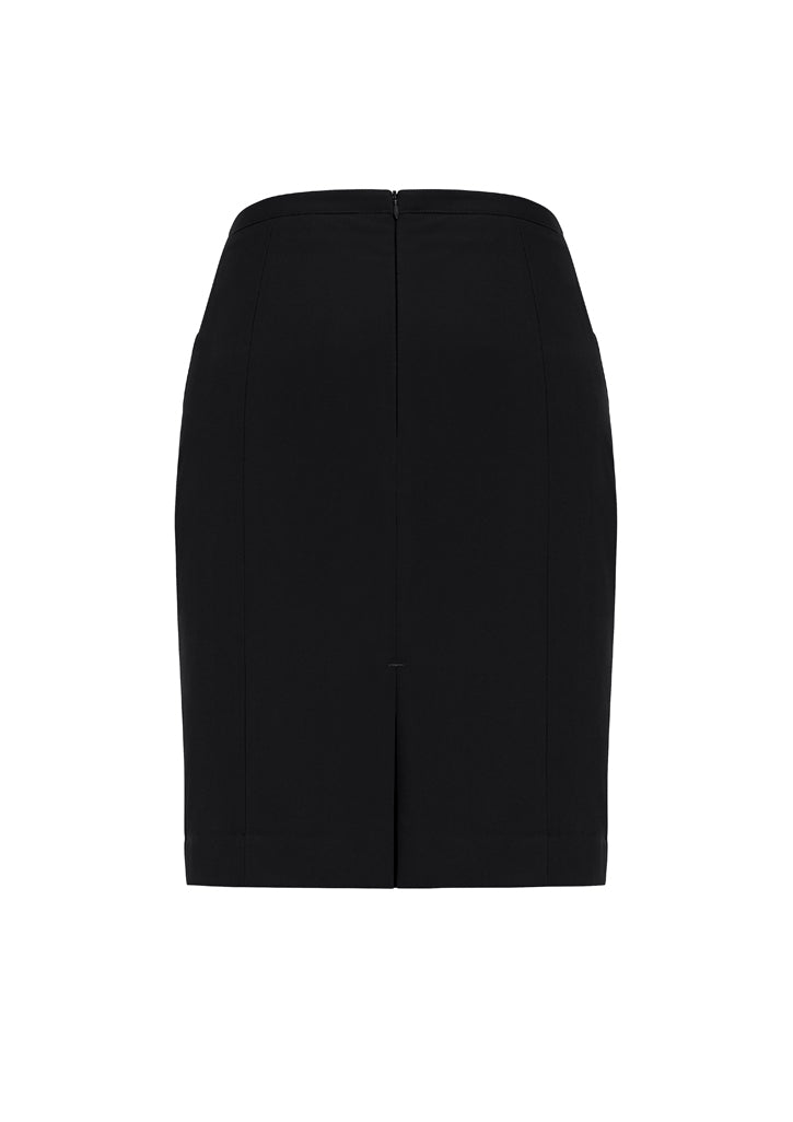 Biz Corporates Ladies Front Pleat Detail Straight Skirt - 20720