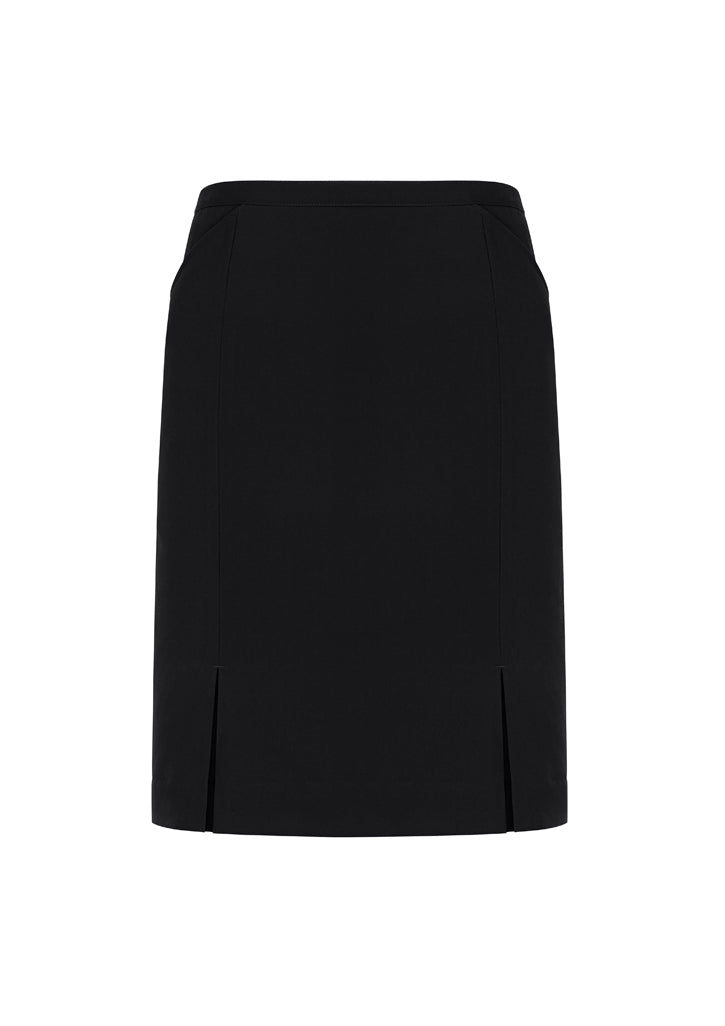 Biz Corporates Ladies Front Pleat Detail Straight Skirt - 20720