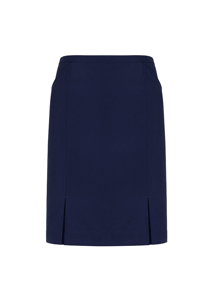 Biz Corporates Ladies Front Pleat Detail Straight Skirt - 20720