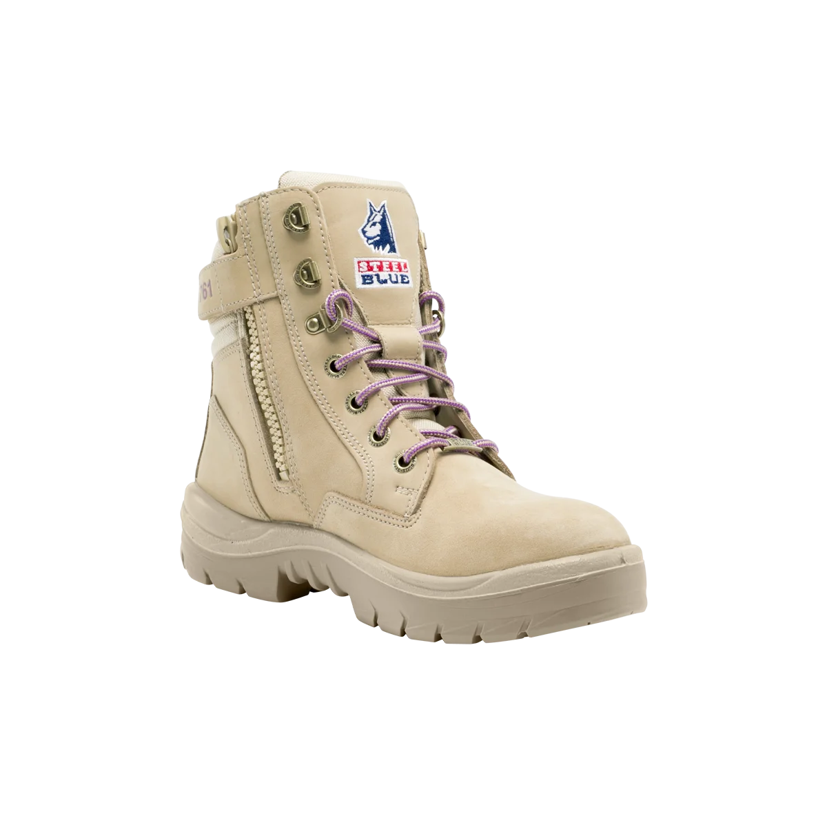 Steel Blue Ladies Southern Cross Nitrile Zip/Lace Safety Boot - 522761
