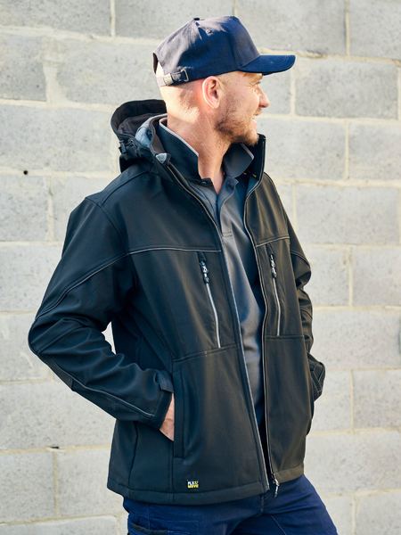 BISLEY FLX &amp; MOVE Hooded Soft Shell Jacket - BJ6570