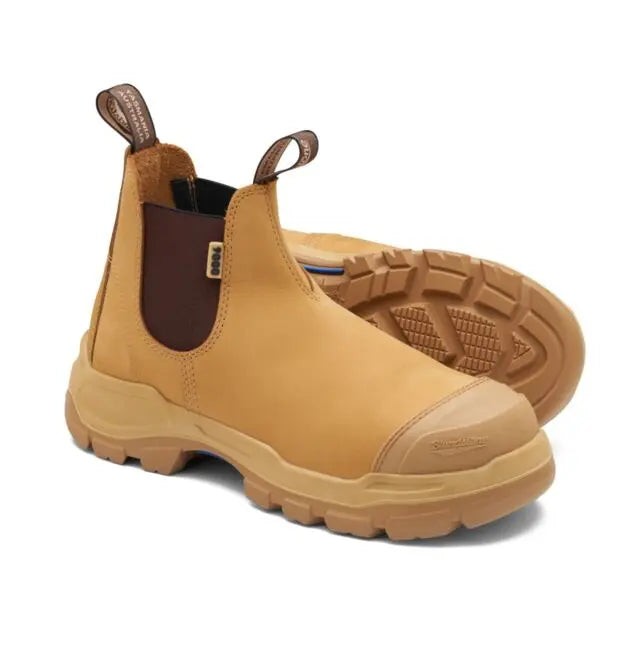 Blundstone RotoFlex Nubuck Elastic Side Nitrile Safety Boot - 9000