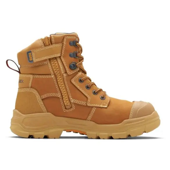 Blundstone 9090 RotoFlex MAX water-resistant premium nubuck 150mm penetration-resistant zip sided safety boot