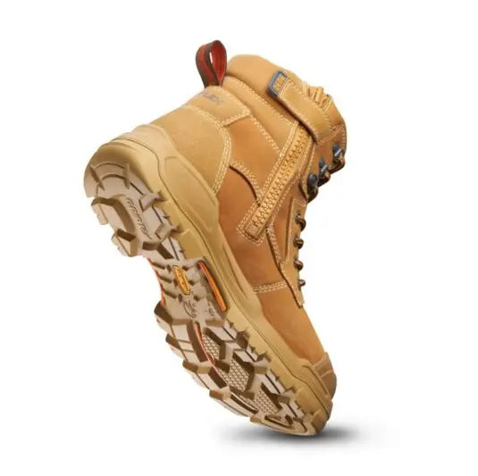 Blundstone 9090 RotoFlex MAX water-resistant premium nubuck 150mm penetration-resistant zip sided safety boot