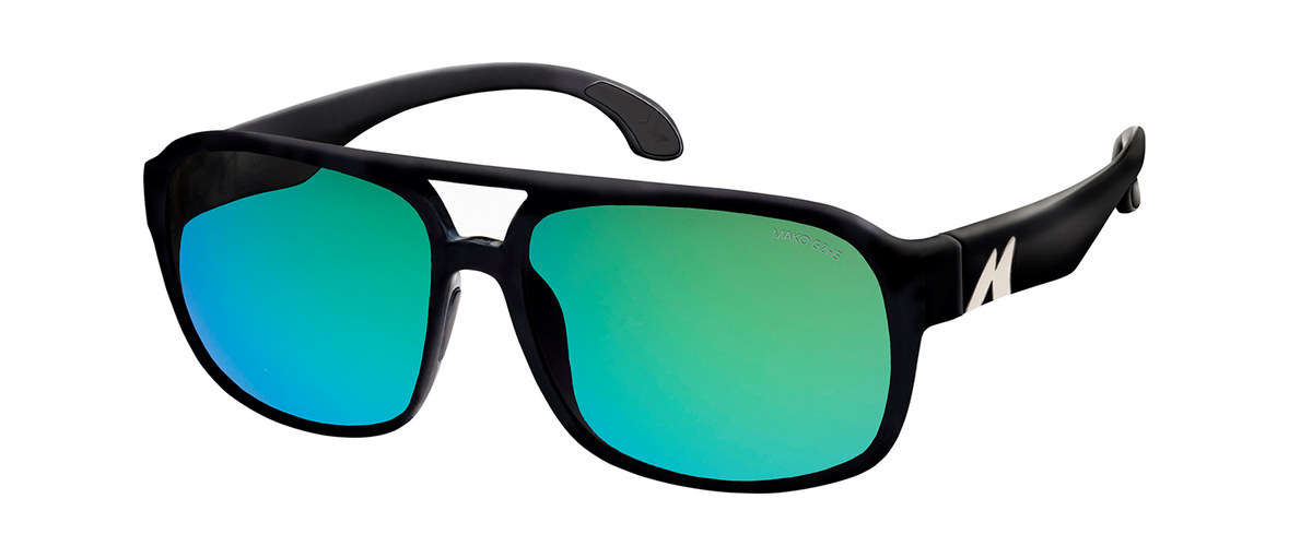 MAKO HARRIES SMK9606 MtBlk Glass HD Rose Green Mirror G2H5