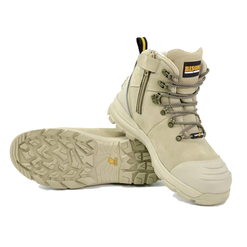Bison XT Zip Lace Safety Boot XTLZ Wagga Workwear