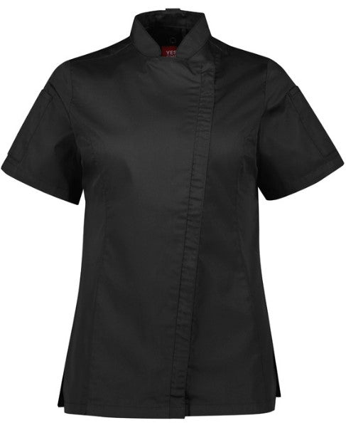 Biz Collection Ladies Alfresco Zip S/S Chef Jacket - CH330LS