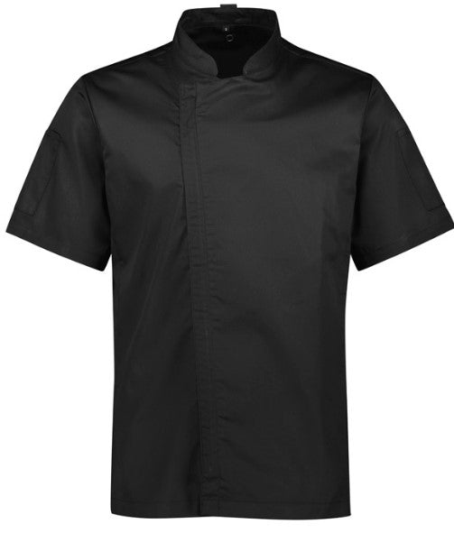 Biz Collection Alfresco Zip S/S Chef Jacket - CH330MS