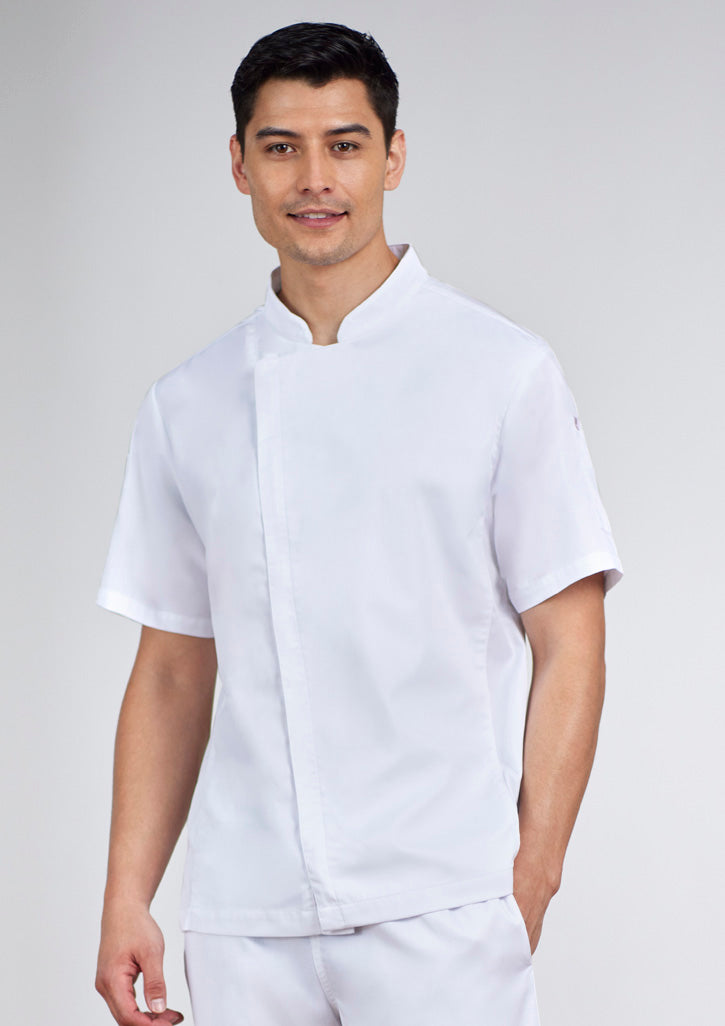 Biz Collection Alfresco Zip S/S Chef Jacket - CH330MS