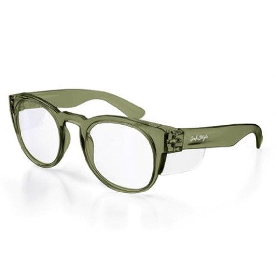 Safe Style Cruisers Green Frame /Clear UV400 - CRGRC100