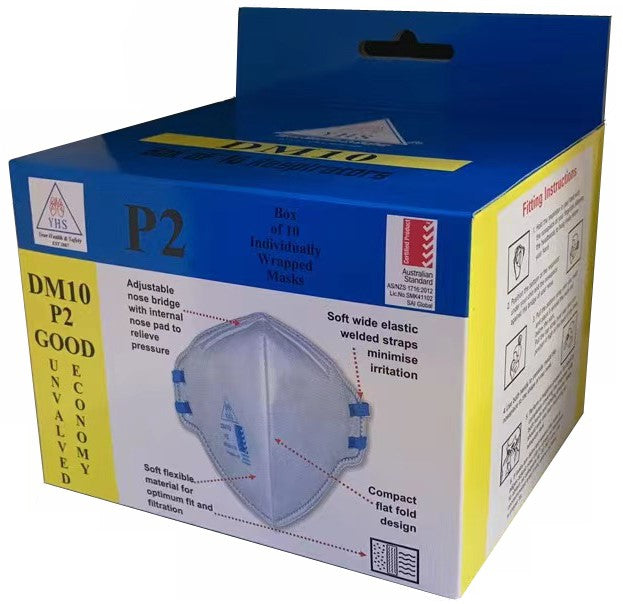 P2 V/Fold Resp (Box of 10) YHSDM10