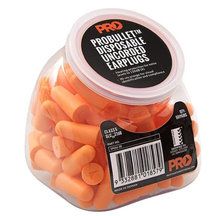 PROBULLET EARPLUGS 50 PACK EPOU-50