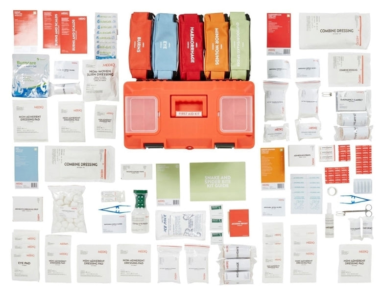 MEDIQ Essential Workplace Response First Aid Kit Tackle Box - FAEWT