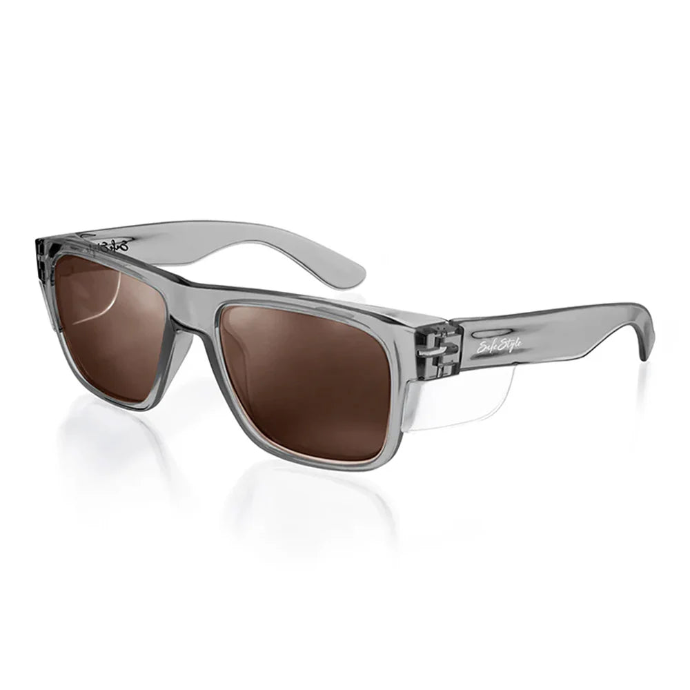Safestyle Fusions Graphite Frame Brown Polarised Lens - FGBRP100