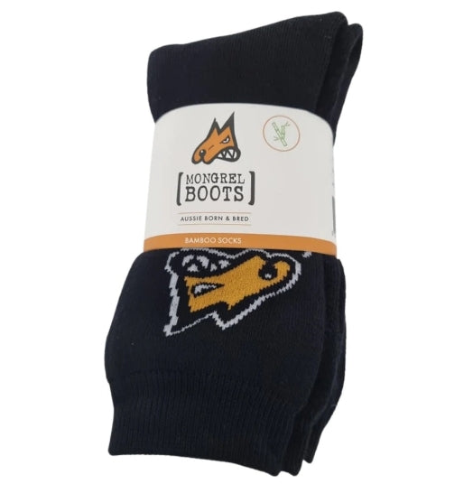 Mongrel Bamboo Socks - 3PK