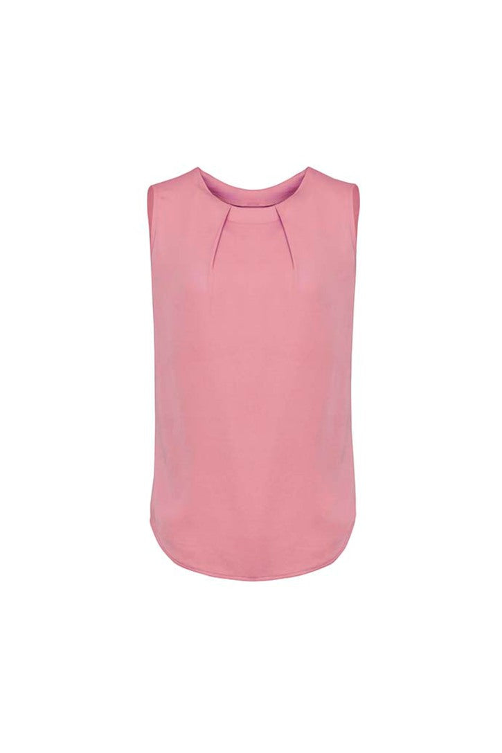 Biz Corporates Ladies Estelle S/S Pleat Blouse - RB973LN