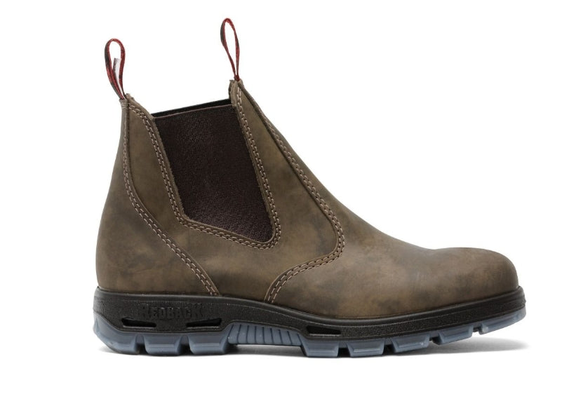 Redback Bobcat Elastic Sided Non-Safety Boot - UBIB  IRONBARK