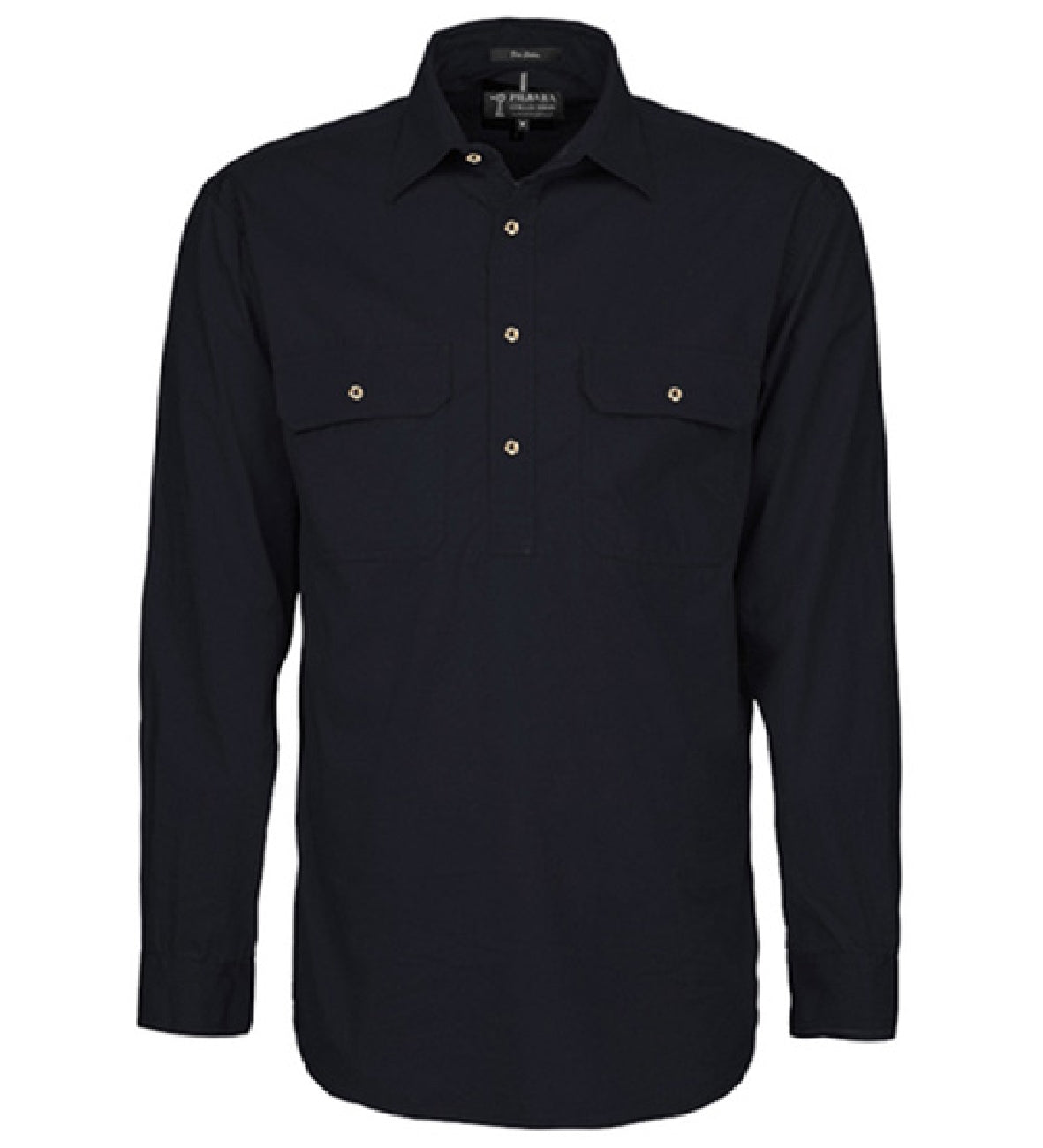 Pilbara Mens Cotton C/Front L/S Shirt - RM200CF