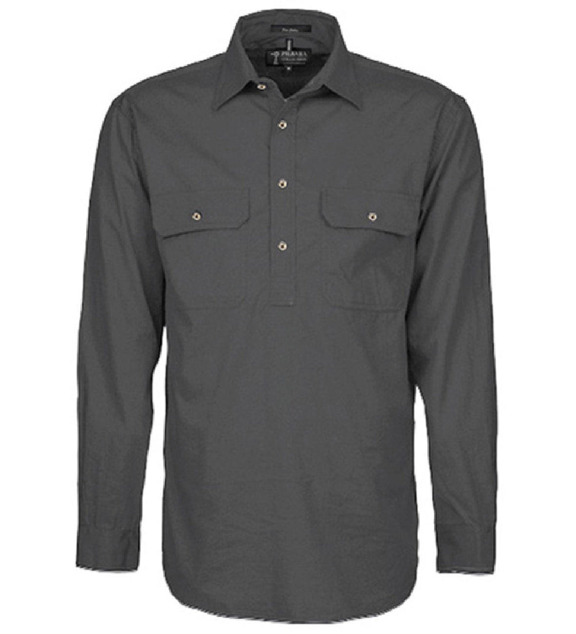 Pilbara Mens Cotton C/Front L/S Shirt - RM200CF