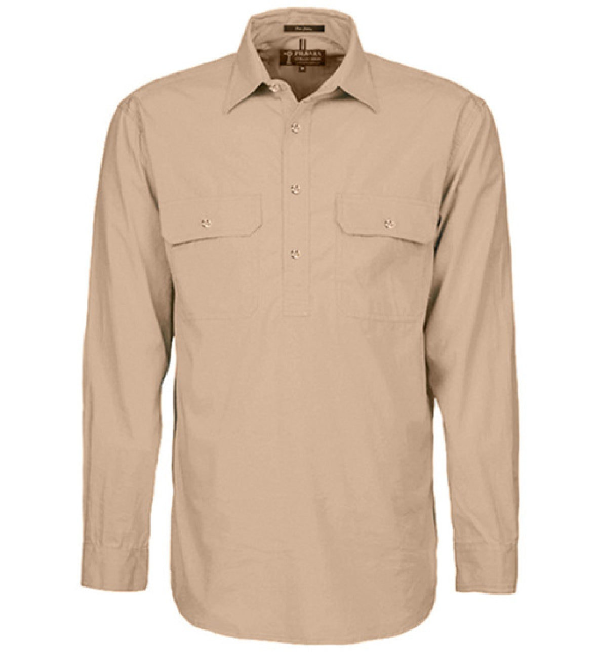Pilbara Mens Cotton C/Front L/S Shirt - RM200CF