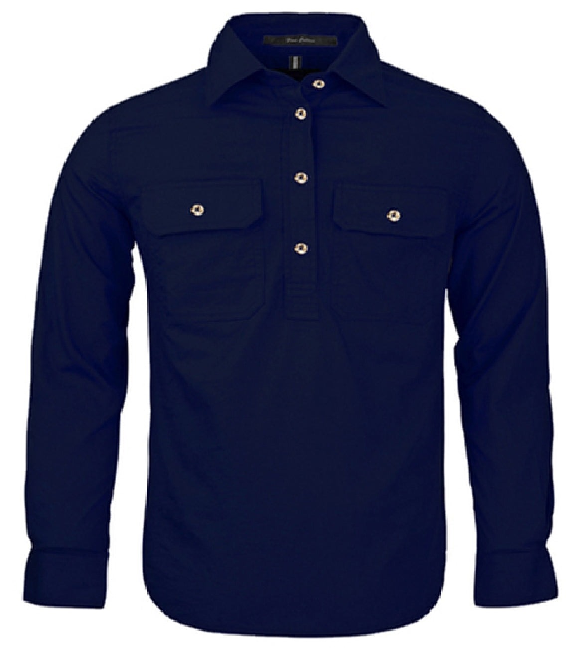 Pilbara Kids Closed Front L/S Shirt - RM400CF