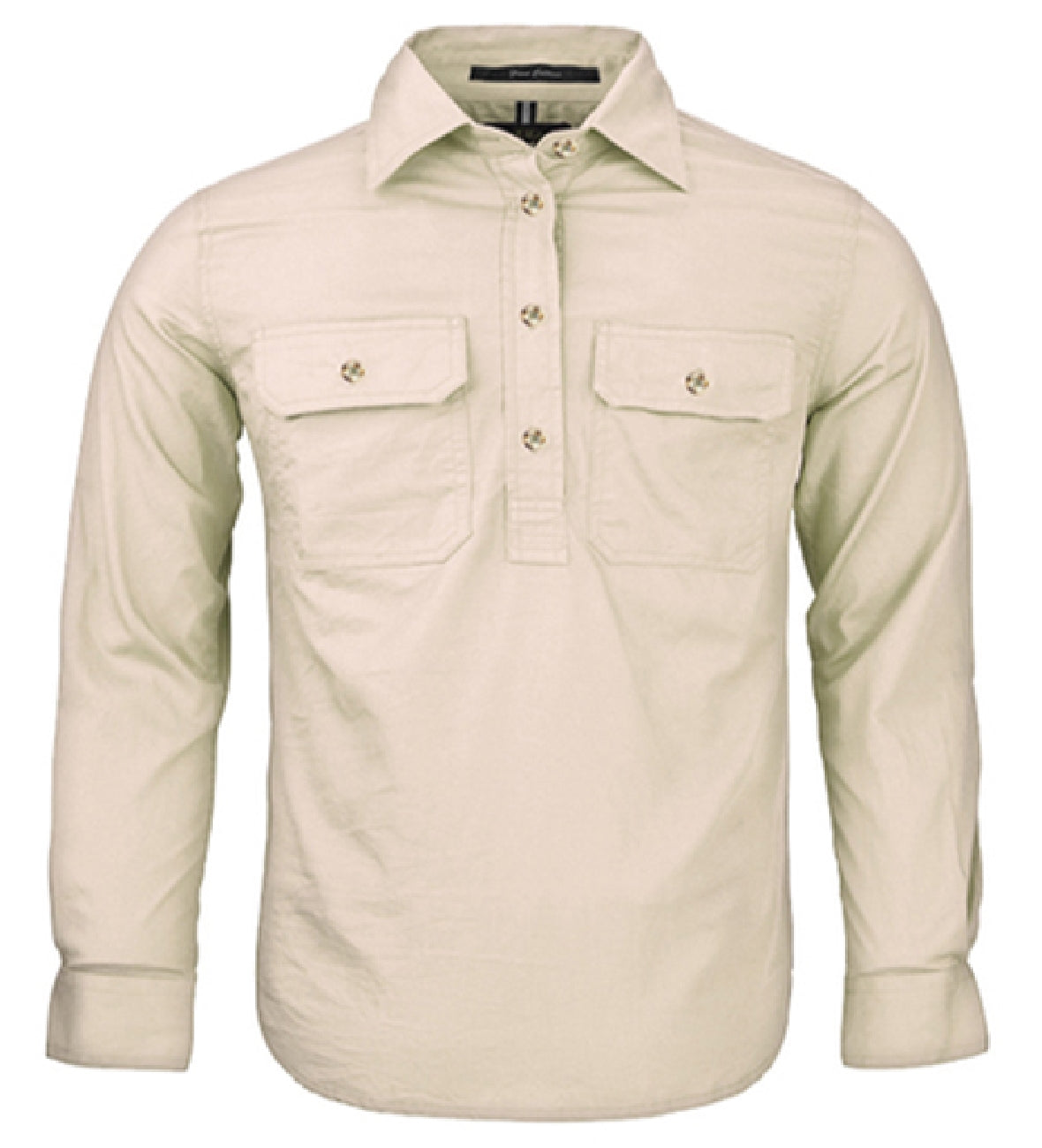Pilbara Kids Closed Front L/S Shirt - RM400CF