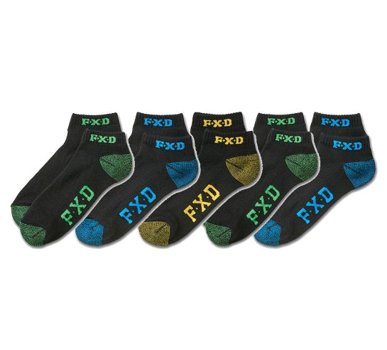 FXD 5PK Cotton Ankle Socks - SK-3