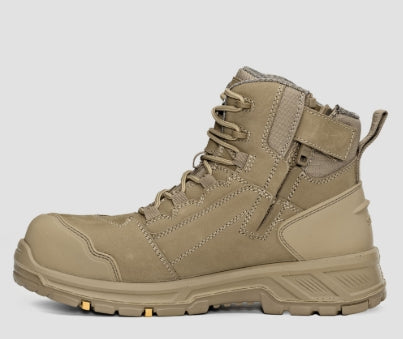 Syzmik UltraFort 5Z Mid Zip Sided Composite Safety Boot - ZFL501