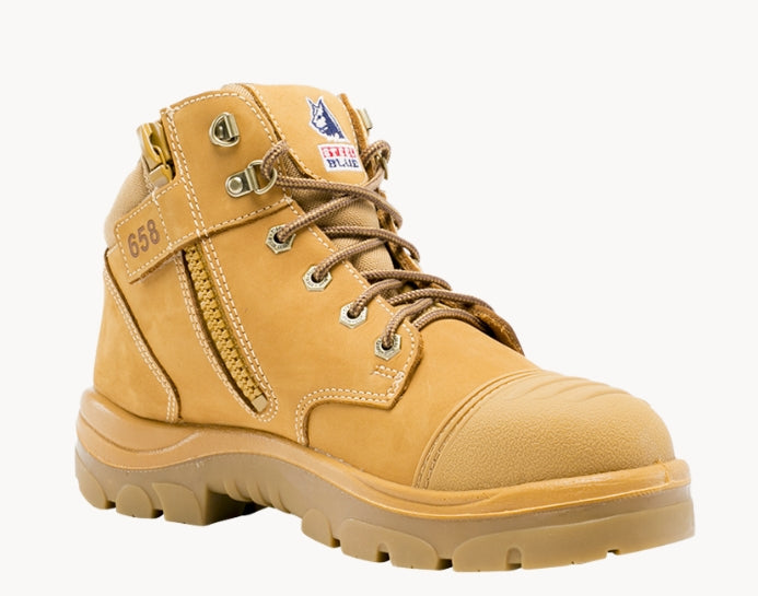 Steel Blue Parkes Zip/Lace Safety Boot + Scuff - 312658