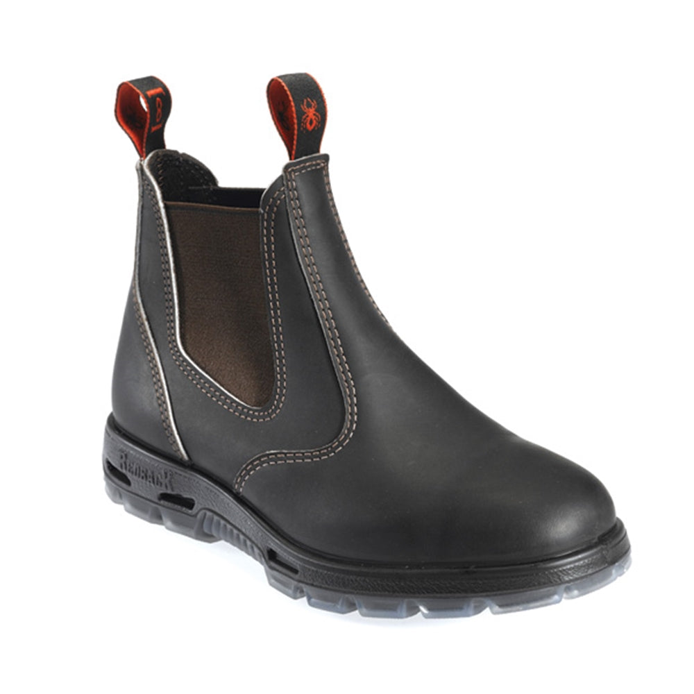Redback Bobcat Elastic Sided Oil Kip Safety Boot - USBOK