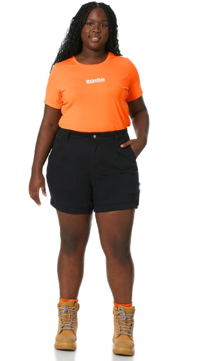 Zadie Ladies High Waisted Workz Short - Z01S