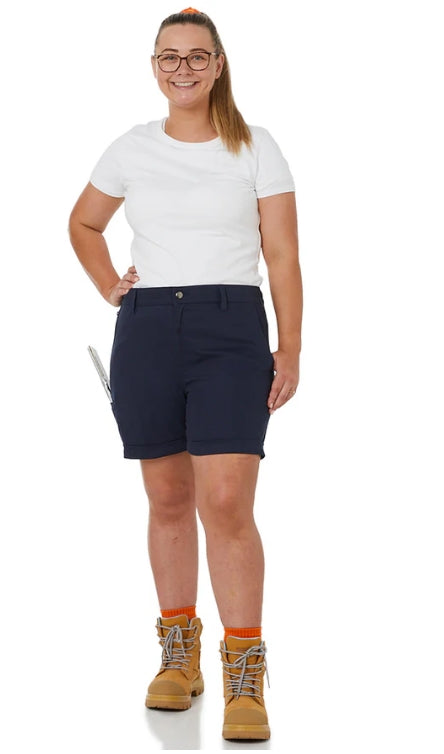 Zadie Ladies Mid Rise Middy Short - Z02S