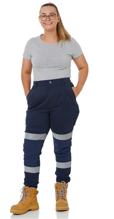 Zadie Ladies Workz High Waisted Reflective Pant - Z03P