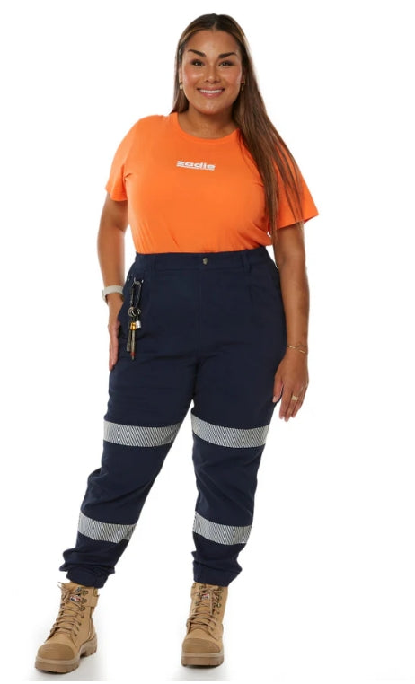 Zadie Ladies Workz High Waisted Reflective Pant - Z03P