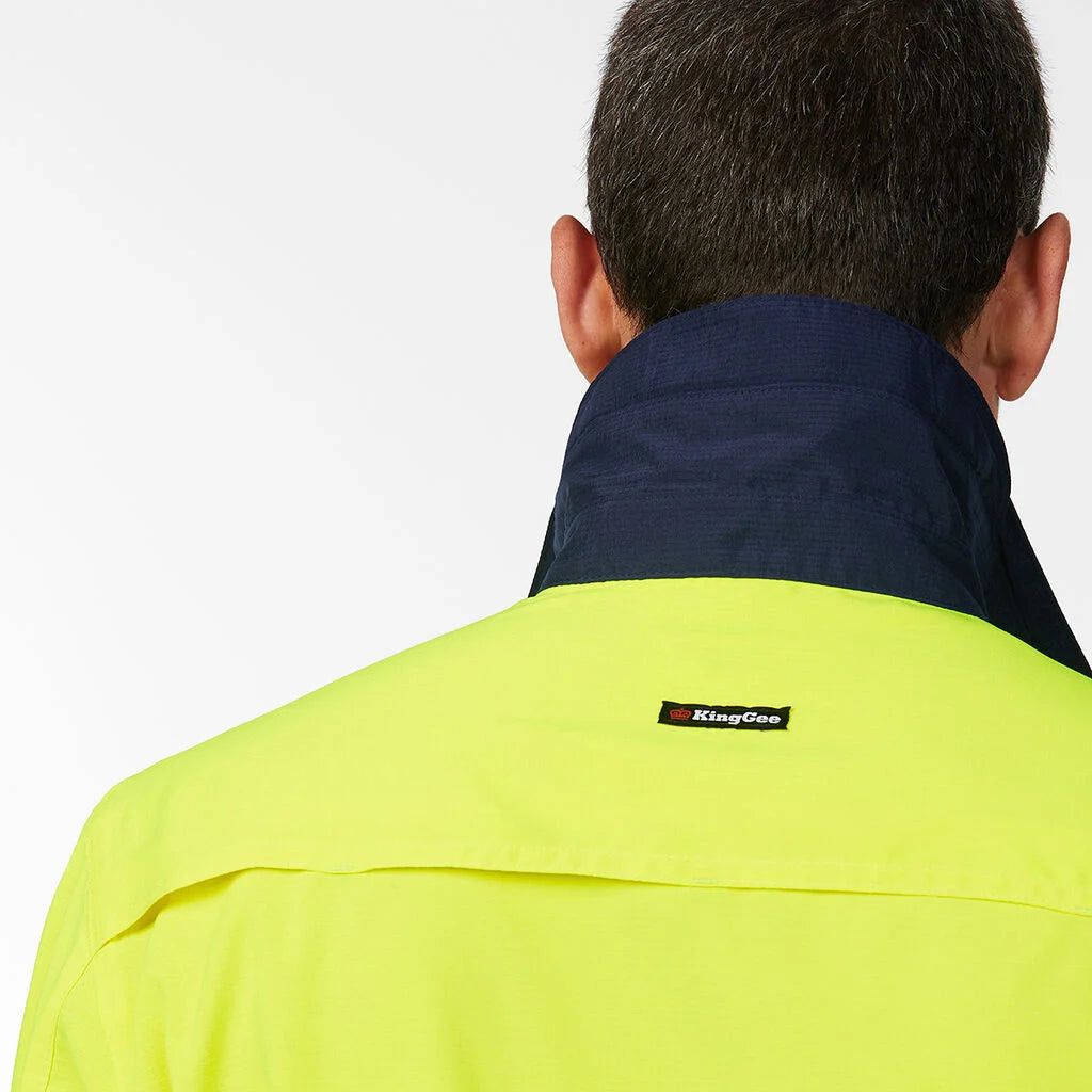 King Gee Drycool Hi Vis Spliced L/S Shirt - K54036