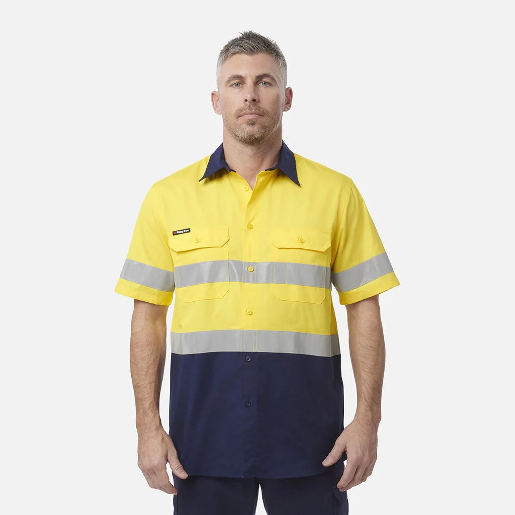 King Gee Work Cool Taped Short Sleeved Shirt - K54911