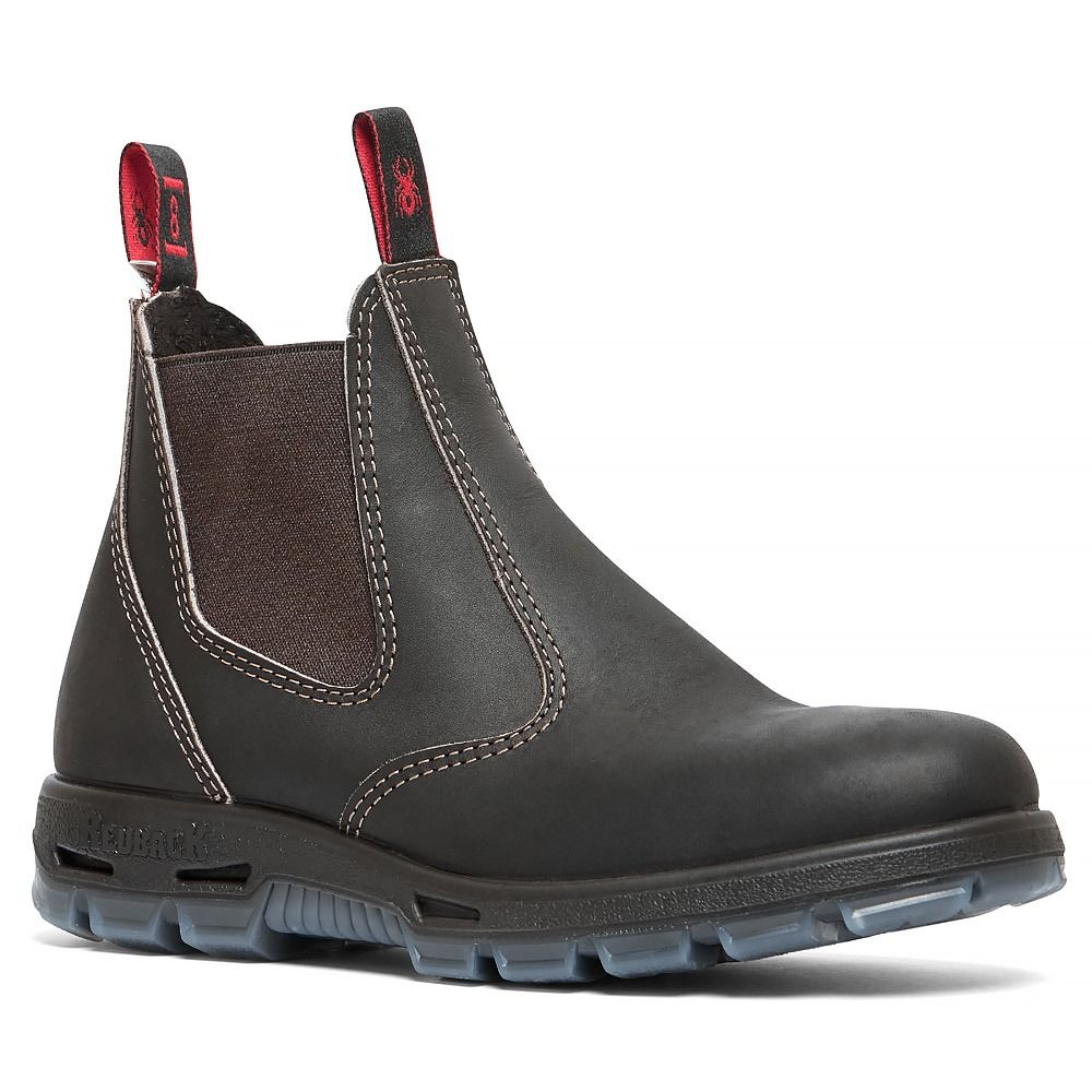 Redback Bobcat Elastic Sided Oil Kip Non-Safety Boot - UBOK
