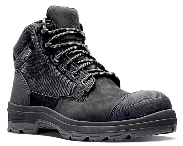 Redback LYNX Zip/Lace Safety composite boot -Black Nubuck