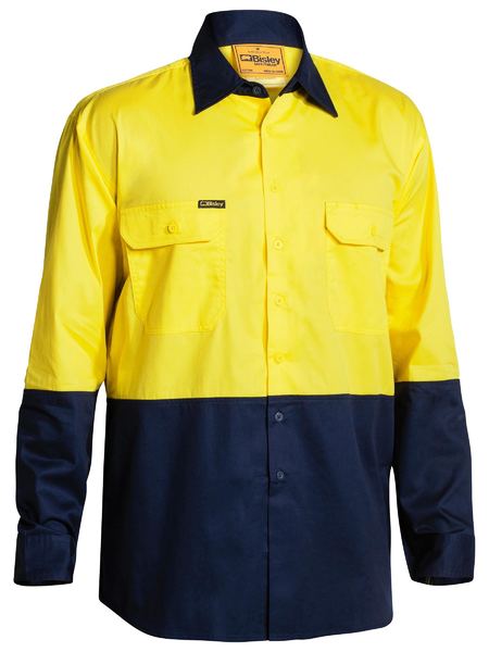 Bisley HiVis Cool Lightweight L/S Shirt - BS6895