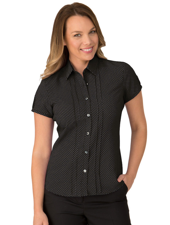 City Collection Ladies City Stretch Spot S/S - 2173