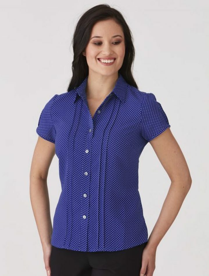 City Collection Ladies City Stretch Spot S/S - 2173
