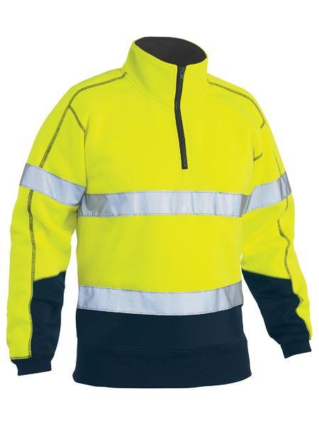 Bisley Taped HiVis Fleece Pullover - BK6989T