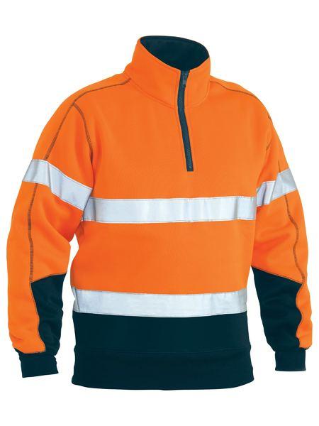 BISLEY BK6989T TAPED HI VIS FLEECE PULLOVER