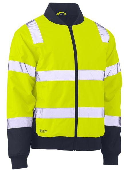 BISLEY BJ6730T TAPED HIVIS BOMBER JACKET