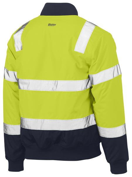 BISLEY BJ6730T TAPED HIVIS BOMBER JACKET