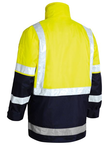 Bisley HiVis Taped 5 In 1 Rain Jacket - BK6975