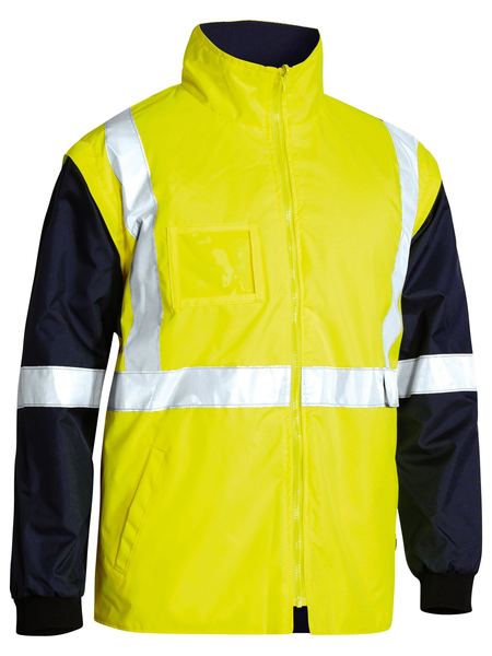 Bisley HiVis Taped 5 In 1 Rain Jacket - BK6975